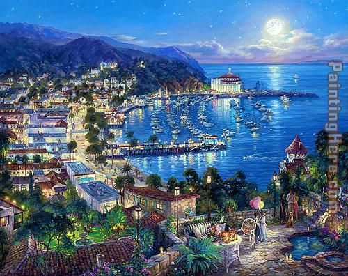 Catalina painting - Cao Yong Catalina art painting